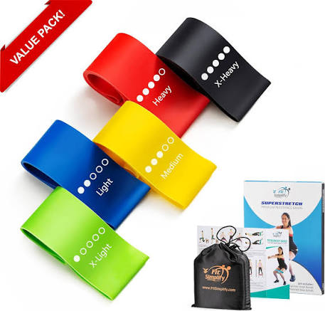 Forge Heavy Loop Resistance Bands (Set of 4)